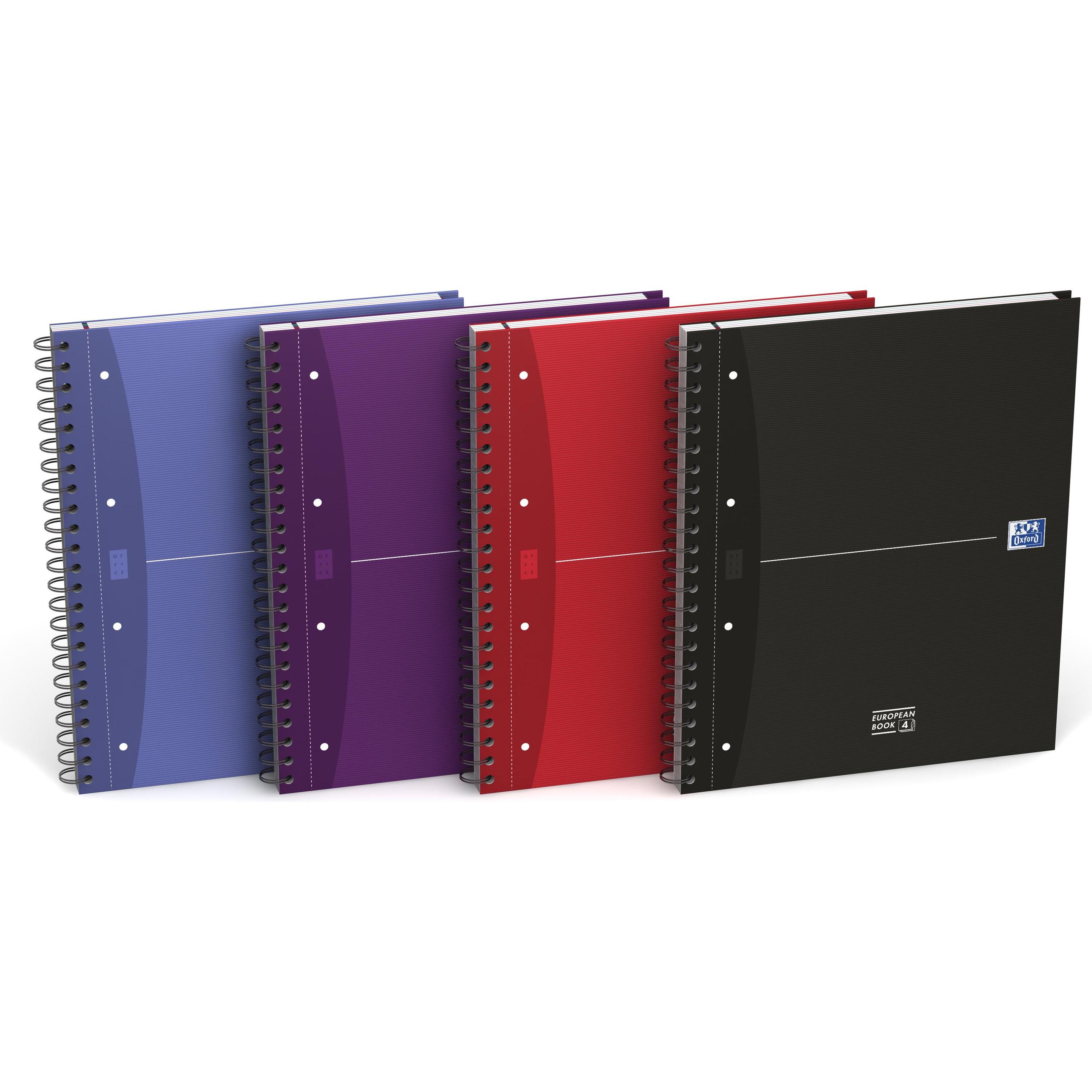 Oxford, Heft + Block, European Book (A4, Liniert, Weicher Einband)