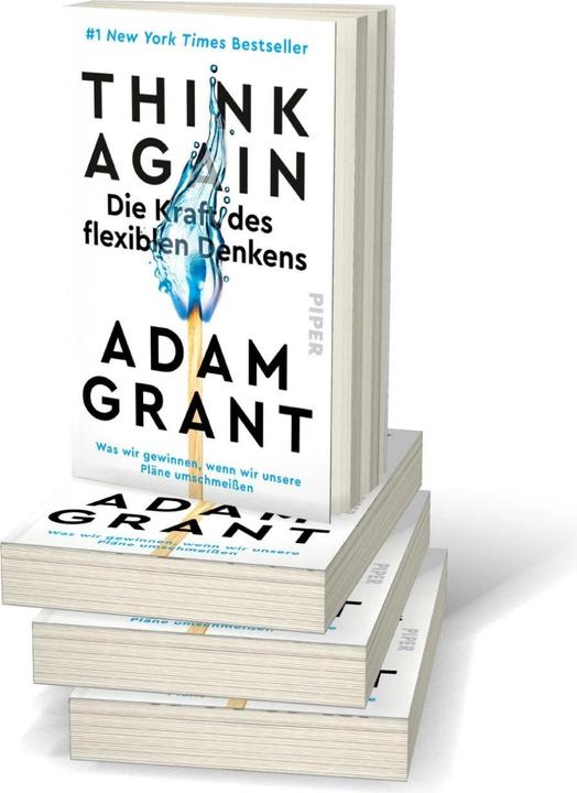 Produktbild Think Again – Die Kraft des flexiblen Denkens (Deutsch, Adam Grant, 2024)