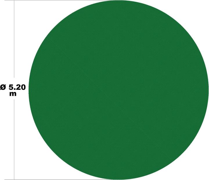 Immagine prodotto Wiltec Telo piscina rotondo Ø 520 cm Resistente ai raggi UV Telone piscina Telone solare