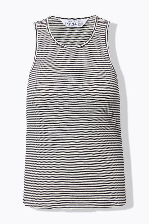 Produktbild Studio Untold Tanktop, Slim Shape, Strukturjersey, Ringel (58)