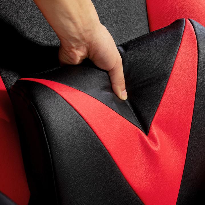 Image du produit Vinsetto Gaming-Stuhl Kunststoff, Metall Rot