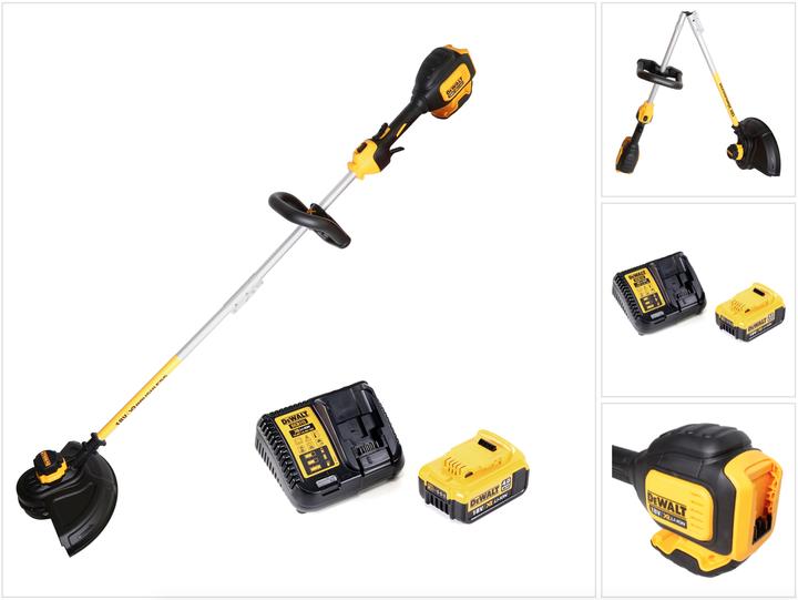 Actual product image DeWalt DCM 561 PBS 18 V Brushless Li-Ion Akku Rasentrimmer mit geteilter Welle + 1x DCB 182 18V - 4 (Trim line)