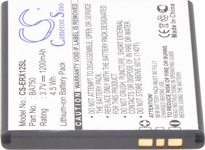 Image du produit Sony Batterie Xperia arc, Xperia X12
