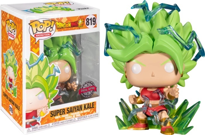 Actual product image Funko POP! Dragon Ball Super - Super Saiyan Kale (Avec Energie) Exclusive
