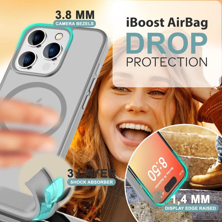 Produktbild Nalia Matte Hybrid Hülle mit MagSafe Funktion (Apple iPhone 16 Pro Max)