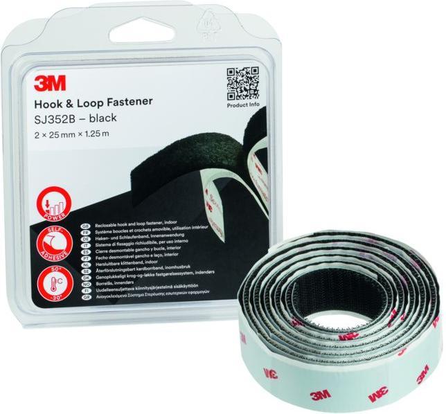 Productafbeelding 3M Klittenband 25mmx5m (25.40 mm)