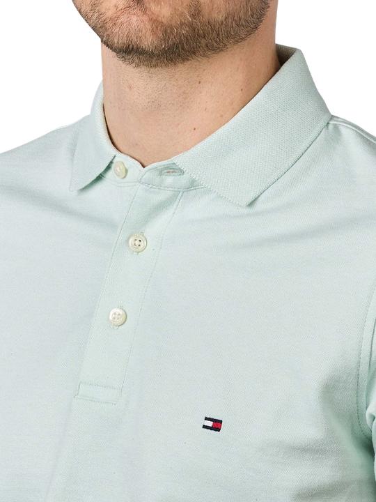 Produktbild Tommy Hilfiger Polo Shirt Mouline Slim Minty Essence/Ivory (48, S)