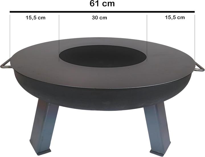 Produktbild Souk Plancha Feuerring für Feuerschale (60 cm)