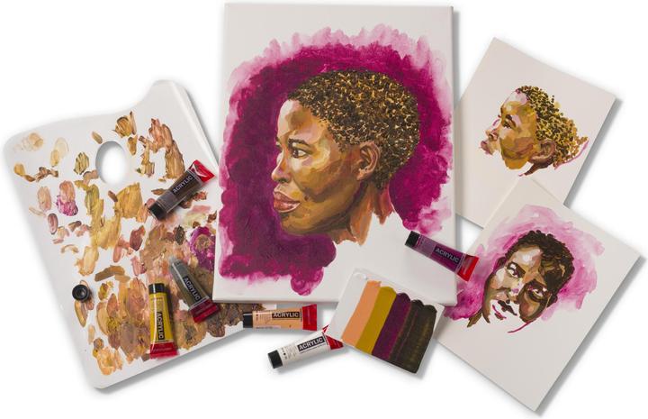 Produktbild Amsterdam Acrylfarbe Portrait 6 Tuben à 20 ml (Multi, 20 ml)