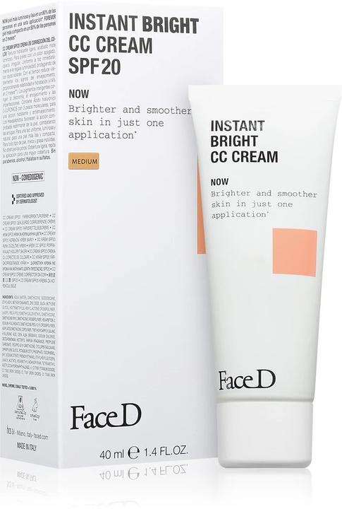 Image du produit FaceD Face D CC Cream SPF20 Color Correction Cream Medium (MOYEN, 40 ml)