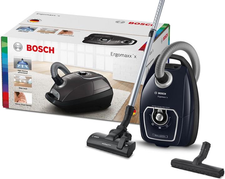 Produktbild Bosch Hausgeräte Vacuum cleaner BGB7X420 Bagged, Power 650 W, Dust capacity 2 L, Blue