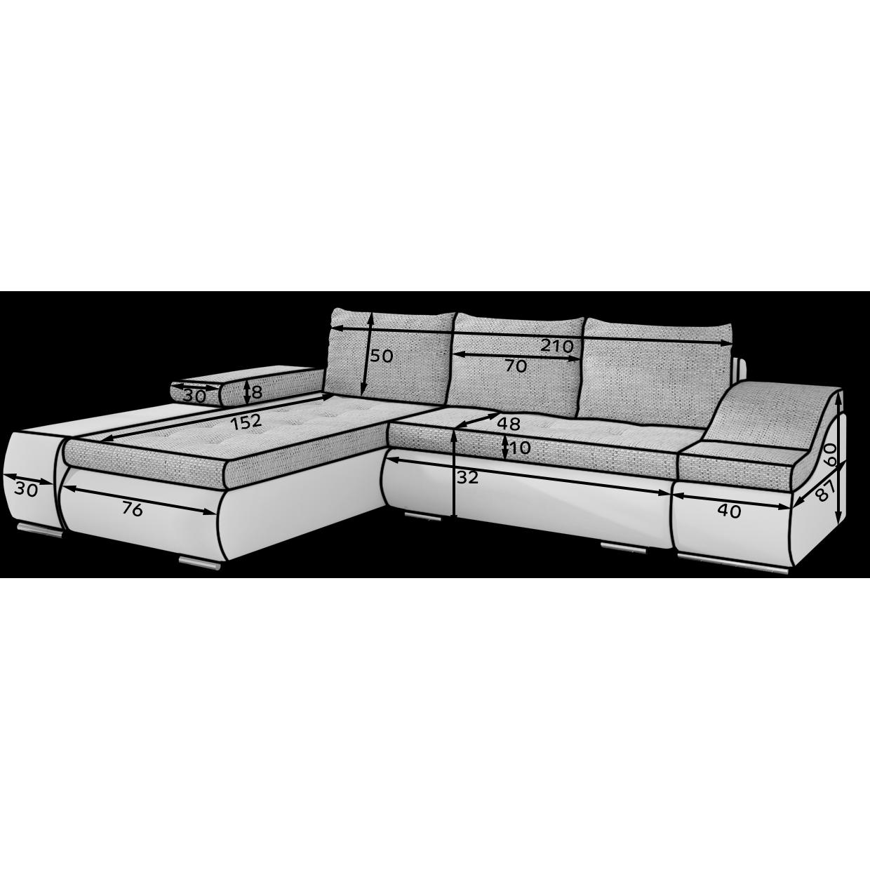 Thumbnail - ELTAP, Sofa, Ontario (4-Sitzer, Bettsofa, Ecksofa)