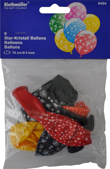 Image du produit Riethmüller 6 ballons étoiles 50cm (10 x)