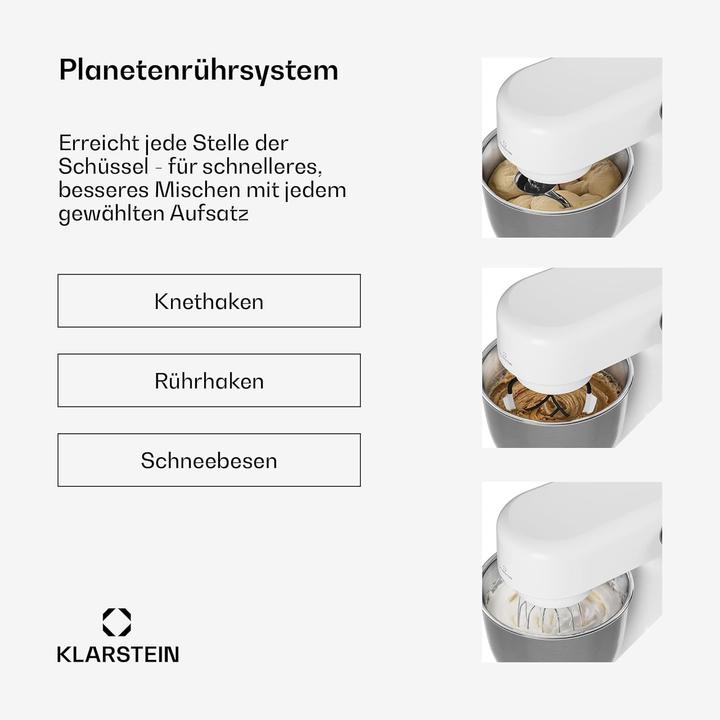 Produktbild Klarstein Bella Evo Küchenmaschine (1500 W, 5 l)