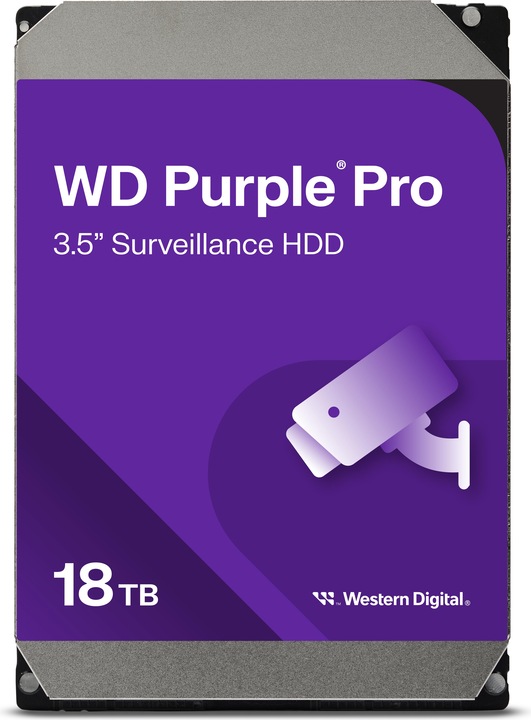 Actual product image WD Purple Pro (18 TB, 3.5", CMR)