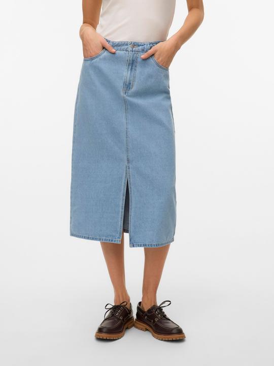 Produktbild Vero Moda VMVERI Hohe Taille Midirock Jeansrock (S)