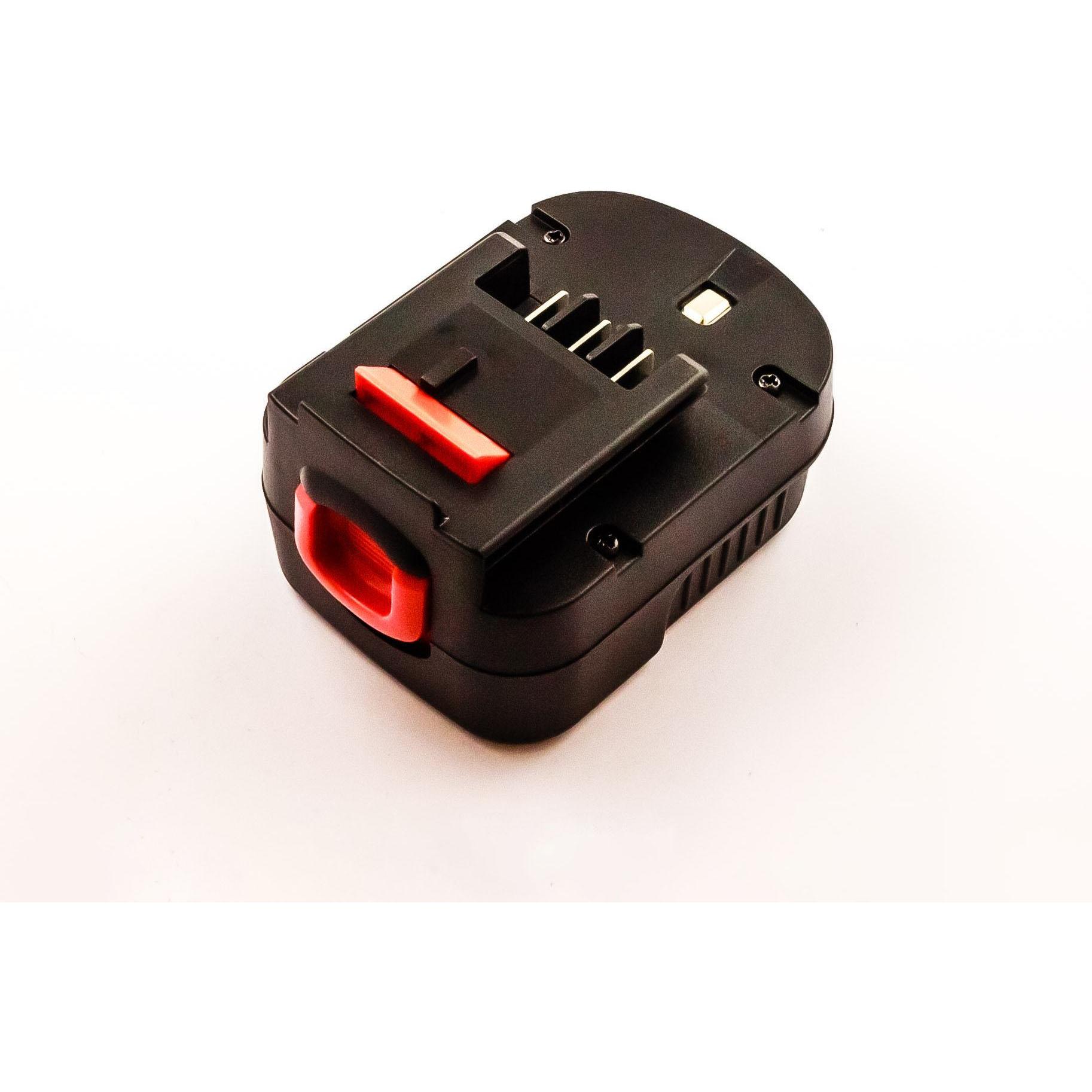 AGI, Werkzeugakku + Ladegerät, Akku kompatibel mit Black & Decker A12 - Akku (12 V)