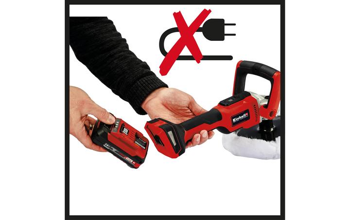 Actual product image Einhell CE-CP 18/180 Li E-Solo (Eccentric polisher, 0 W)