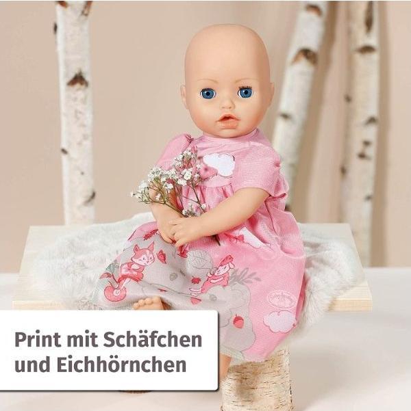 Actual product image Baby Annabell Zapf 709603 dress pink squirrel 43cm