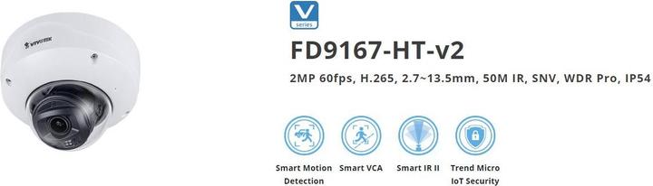 Produktbild Vivotek Ethernet camera / IP Cam (1920 x 1080 Pixels)