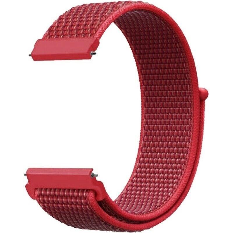 Thumbnail - Strap-it Nylonarmband (20 mm, Nylon, Amazfit Bip), Uhrenarmband, Rot