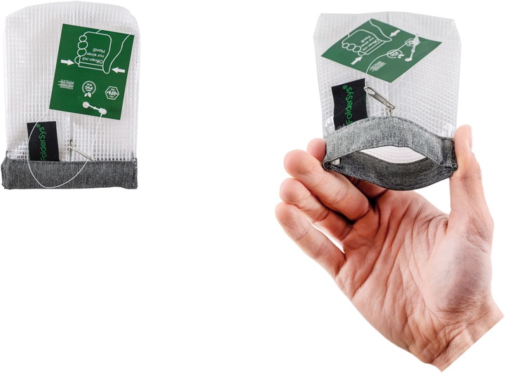Actual product image Foldersys SnapBag A7 black/transparent (A7, 1 x)