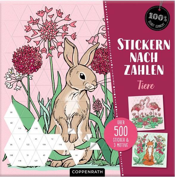 Die Spiegelburg Stickern nach Zahlen -Tiere