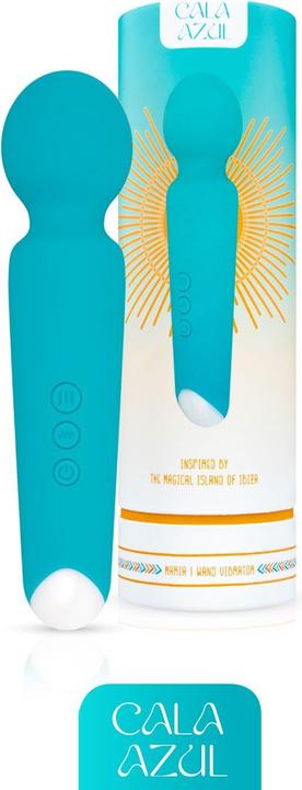 Actual product image Cala Azul Maria Wand Vibrator - Azul