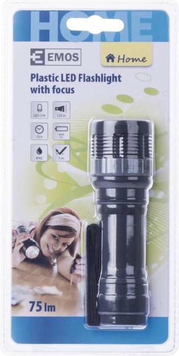 Actual product image Emos LED ruční svítilna P4702 (12 cm, 75 lm)