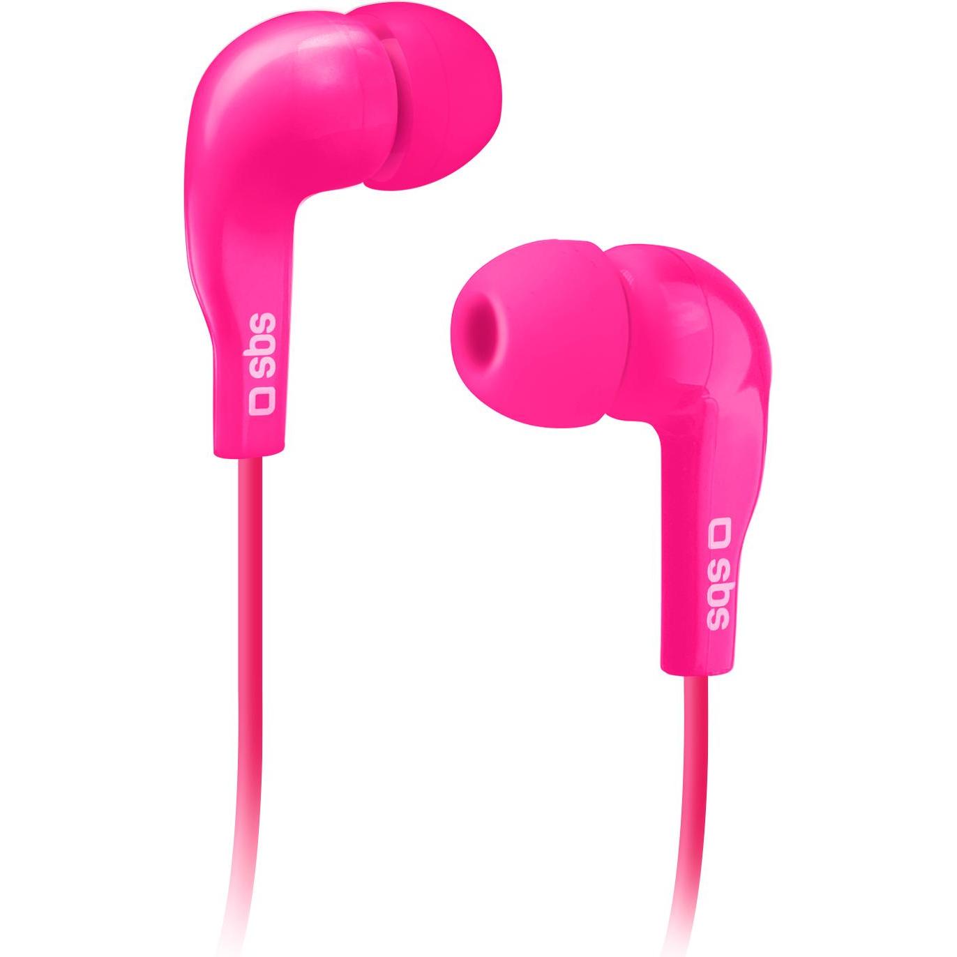 SBS Kopfhörer mit Kabel, Stereo In-Ear Studio Mix 10, 3,5 mm Klinkenstecker mit Mikrofon und Taste zur G (Kabelgebunden)...