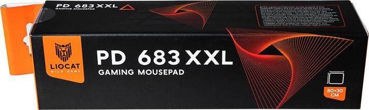 Produktbild Lioncast Liocat Mauspad PD 683 XXL schwarz (XXL)