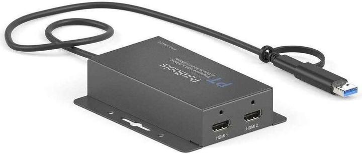 Purelink Converter 5Gbps USB 3.2 Gen1 Daten in HDMI 2.0b bei 4K 60Hz (Extender)