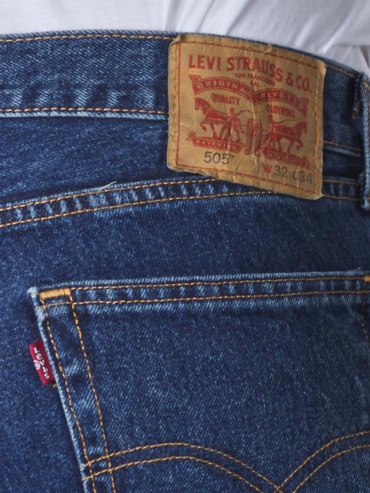 Actual product image Levis 505 Big & Tall Jeans dark stonewash (W48/L32)