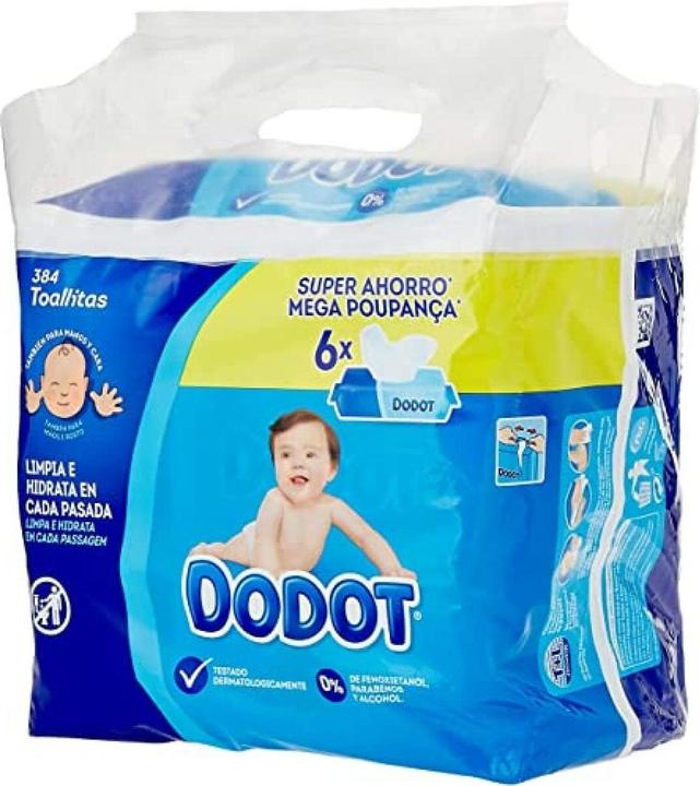 Dodot lingettes humides 384 u (1 x 1 pcs)