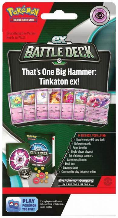 Actual product image Pokémon Pokemon-EN July ex Battle Deck, assortiert (English, Deck)