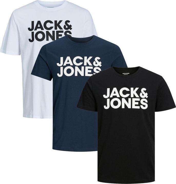 Actual product image Jack & Jones 3er Pack Corp T-Shirt (L)