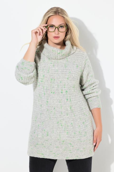Produktbild Ulla Popken Pullover, Spaceyarn-Effekt, Rollkragen, Langarm (46, 48)