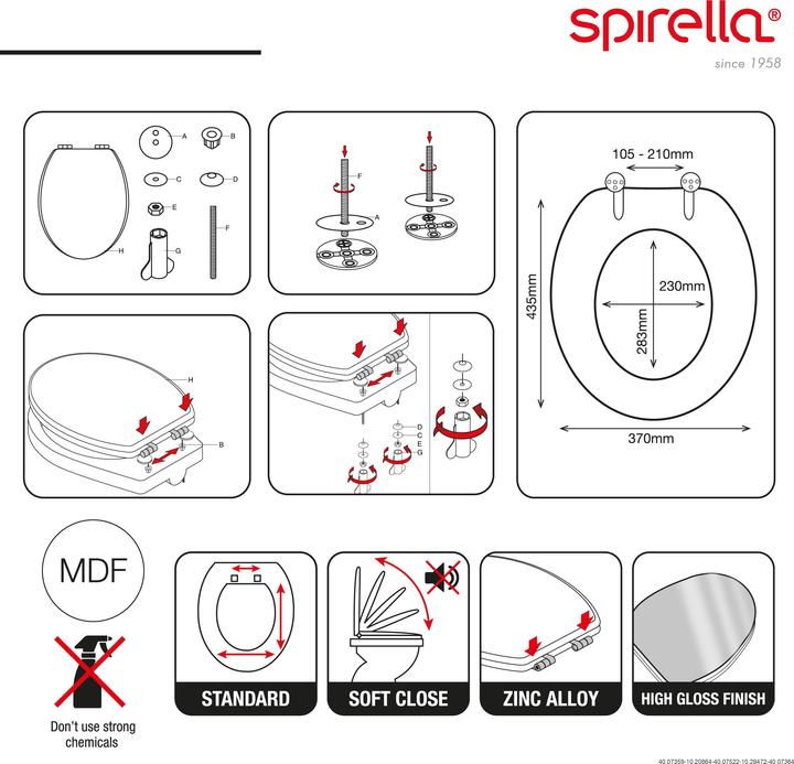 Produktbild spirella Terracotta