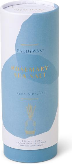 Actual product image Paddywax Santorini 4Fl Oz Light Blue Ceramic Diffuser Rosemary Sea Salt (118 ml)