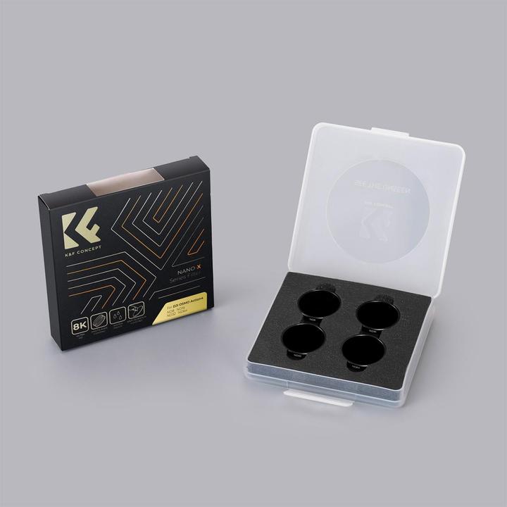Produktbild K&F Concept Filters ND (8/16/32/64) Kit (Osmo Action 4)