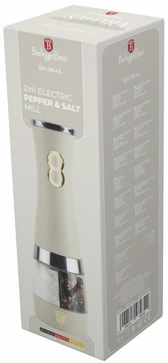 Actual product image BerlingerHaus Haus Salz- und Pfefferstreuer 2 in 1 matt cream Sahara Collection (Salt, Pepper)