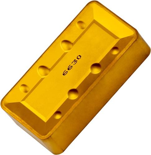 Actual product image Pramet Turning insert ISO LNUX 50-1275000:6630 D.9,3mm MT-CVD coated gold - PU: 2