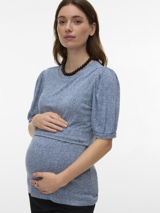 Immagine prodotto Mamalicious Normal geschnitten Rundhals Top Bluse