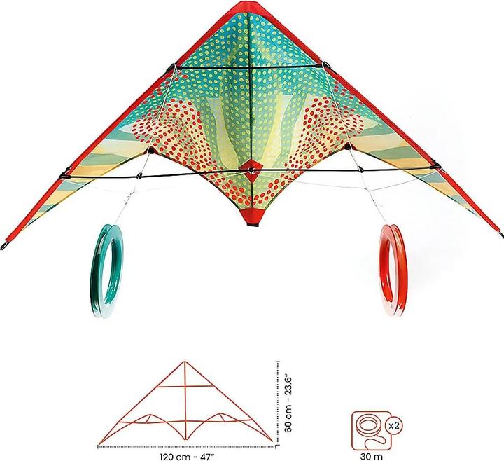Produktbild Djeco Lenkdrache Red Dots