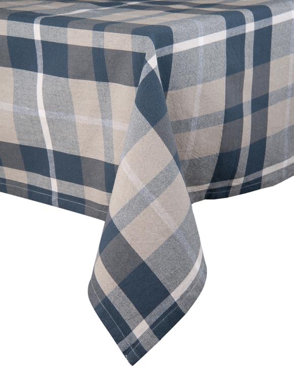 Actual product image Mungo 170 cm x 250 cm tablecloth Caribbean Check bluecoral (170 x 250 cm)