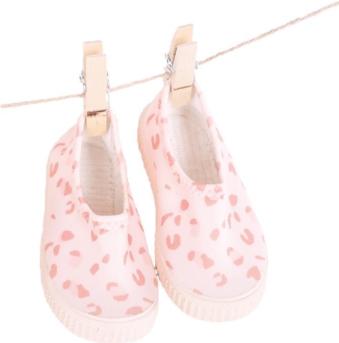 Actual product image Swim Essentials Lycra bath slippers Old Leopard (23)