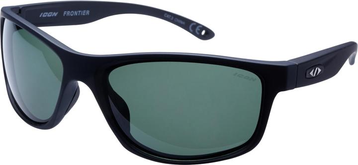 Icon Eyewear Sports Sunglasses FRONTIER (Dark, Dark red)