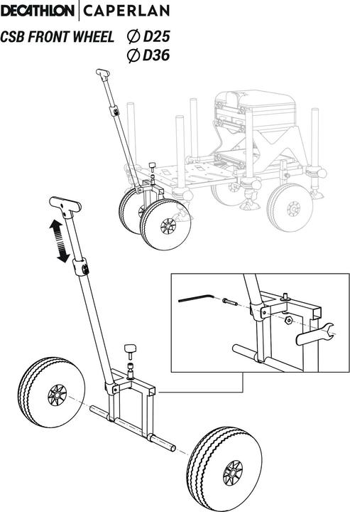 Image du produit Caperlan Trolley pour station de pêche CSB D25 et D36
