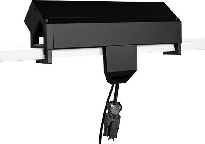 Image du produit Bachmann DESK2 Cable guide RAL 9005 (Conduit, 15 cm)