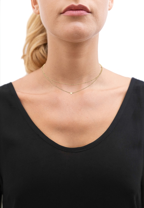 Produktbild Elli Choker Layer-Look Herz Symbol (Sterling Silber, 36 cm)